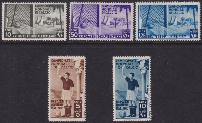 Italian Colonies 1934 World Football Championship Set