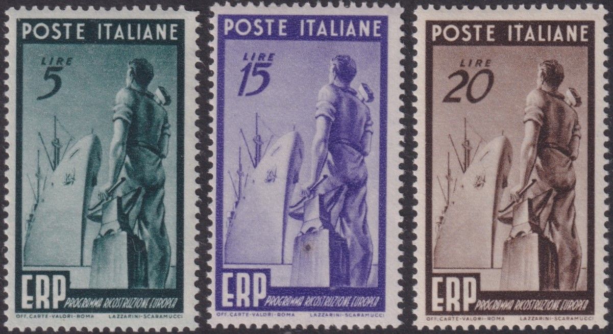 Italy 1949 European Recovery Plan Set