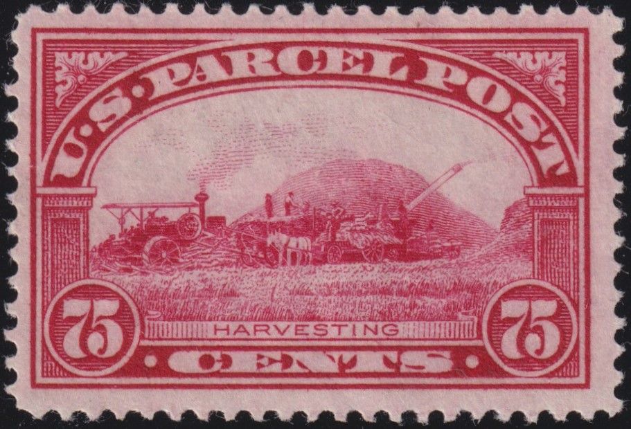 USA 1913 75c Carmine Rose Parcel Post
