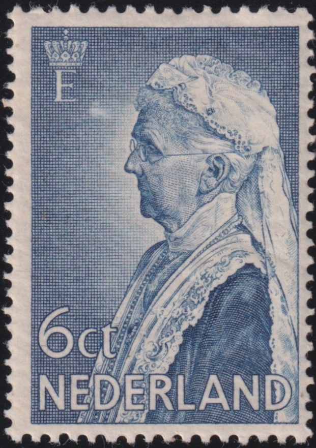 Netherlands 1934 6c (+2c) Blue Anti-TB Fund