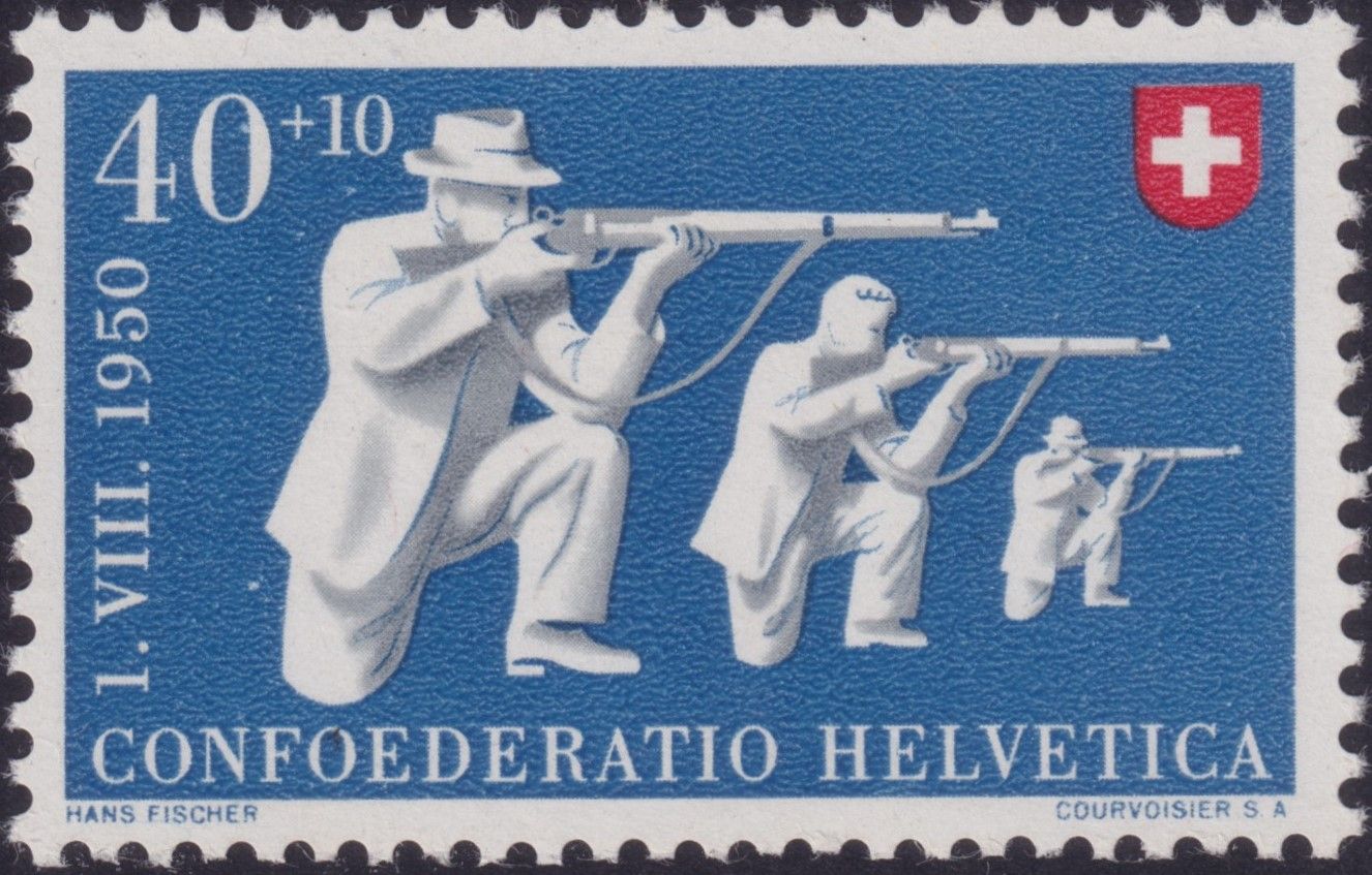 Switzerland 1950 40c+10c National Fete