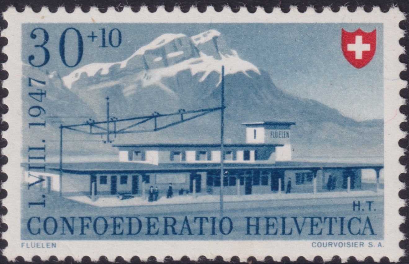 Switzerland 1947 30c+10c National Fete