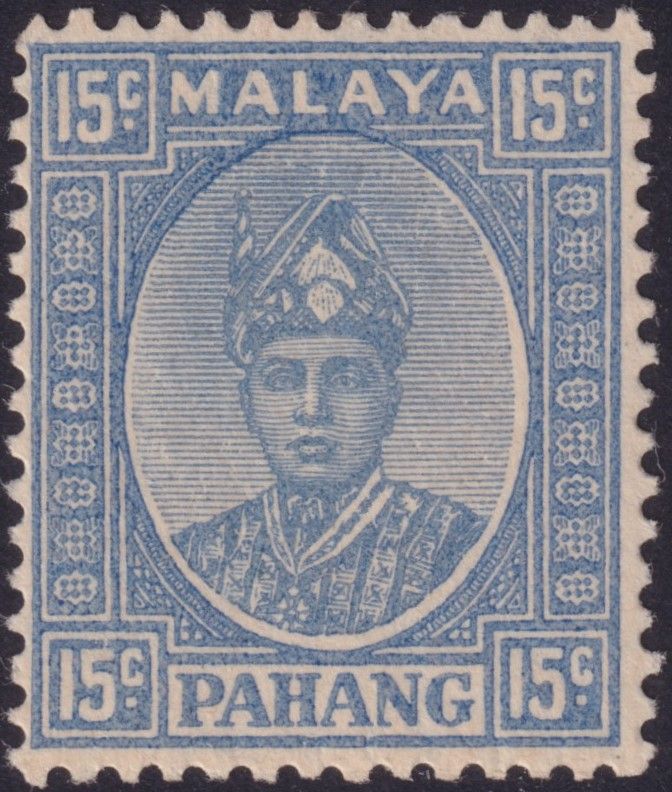 Pahang 1941 15c Ultramarine