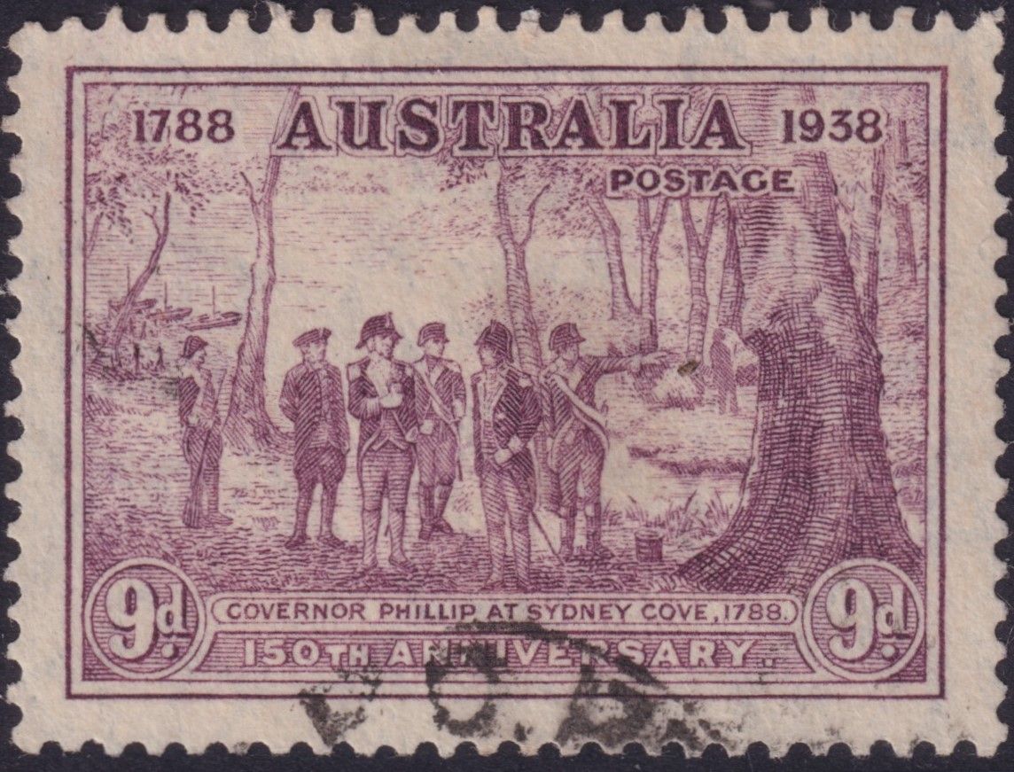 Australia 1937 9d Purple NSW Sesquicentenary