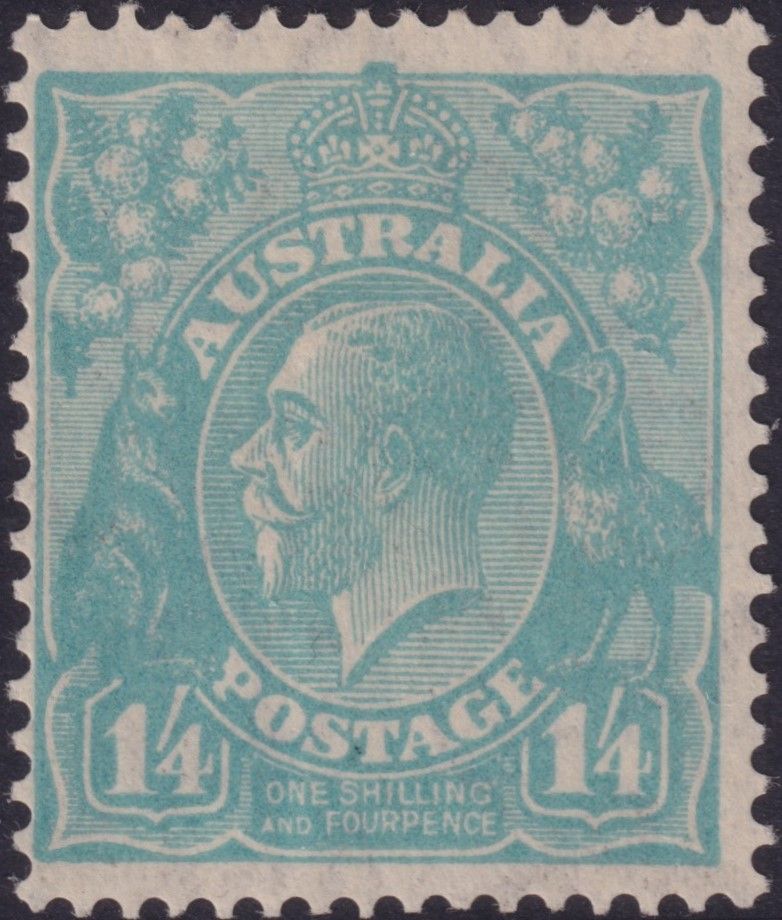 Australia 1932 1/4d Turquoise