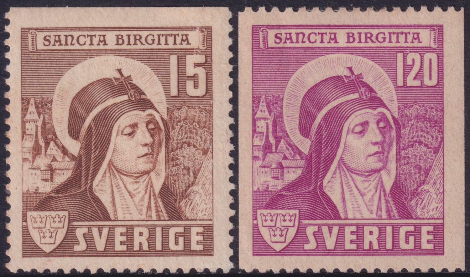 Sweden 1941 St Bridget Set