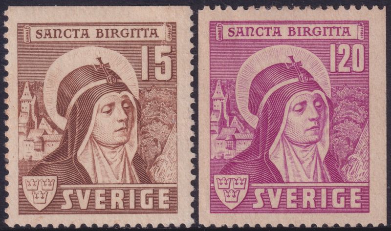 Sweden 1941 St Bridget Set