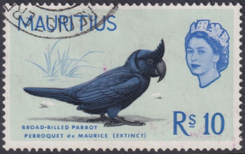 Mauritius 1965 10r Broad-billed Parrot