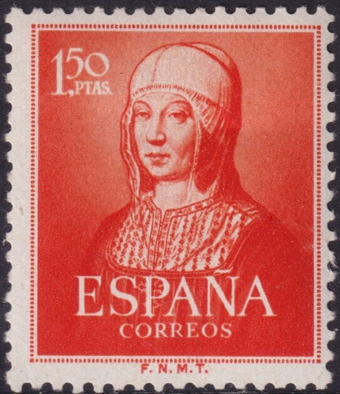 Spain 1951 1p50 Isabella the Catholic