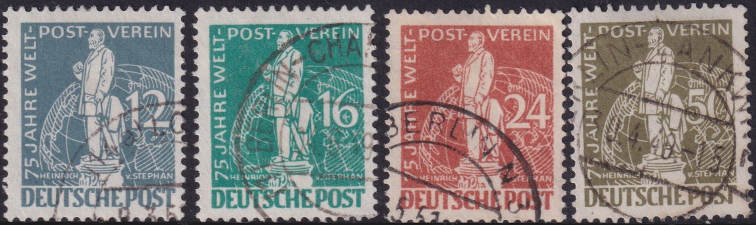Berlin 1949 UPU Low Values