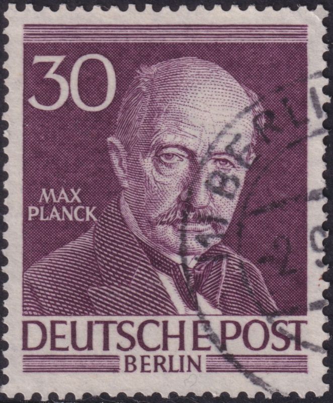 Berlin 1952 30pf Purple Max Planck