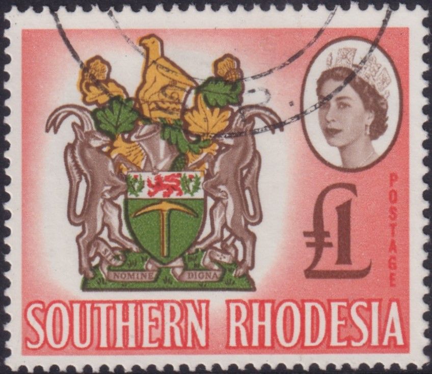 Southern Rhodesia 1964 £1 Coat of Arms