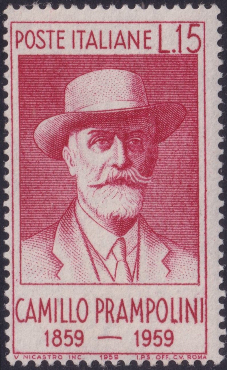 Italy 1959 15l Red Prampolini