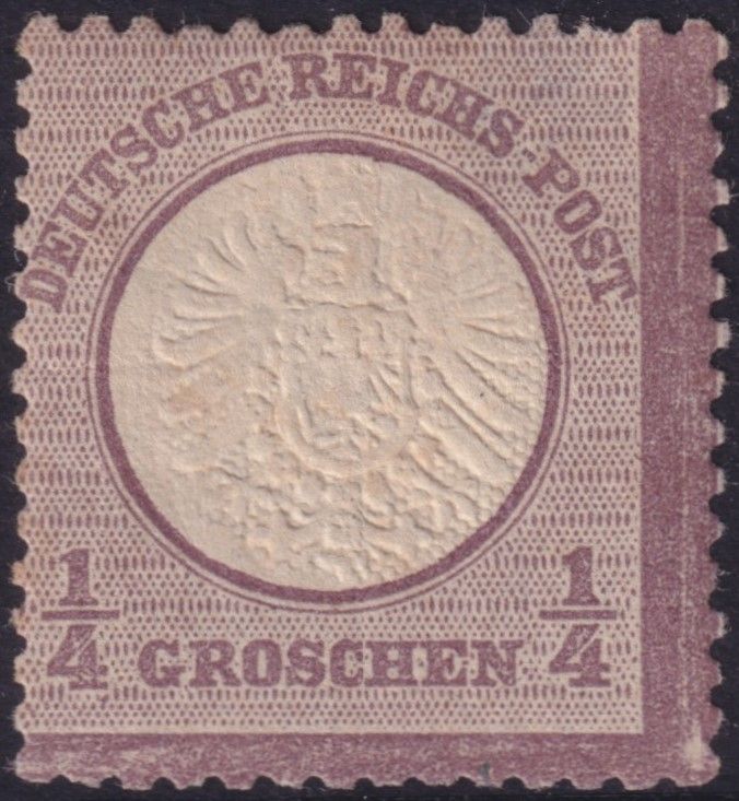 Germany 1872 ¼g Purple