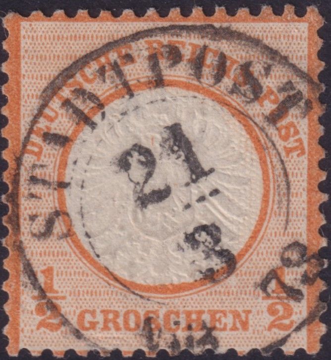 Germany 1872 ½g Orange