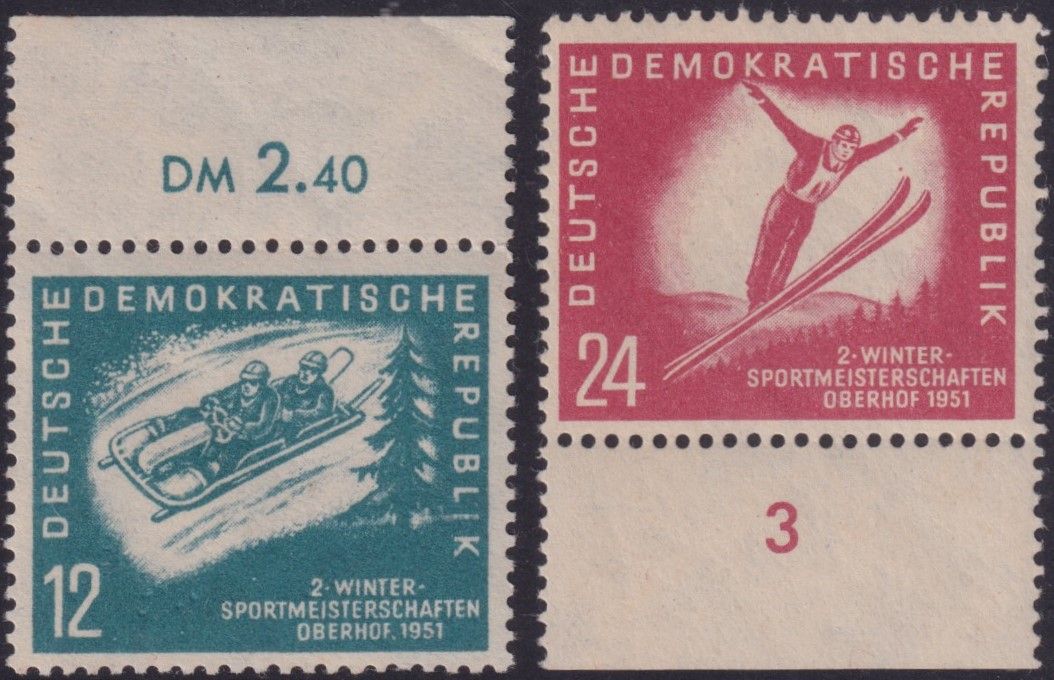 East Germany 1951 2nd Winter Sports Meeting Set