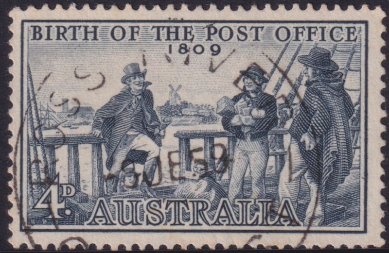 Australia 1959 4d Post Office with Ross River Cancel (1)