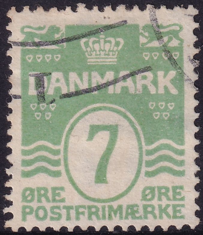 Denmark 1905 7o Green