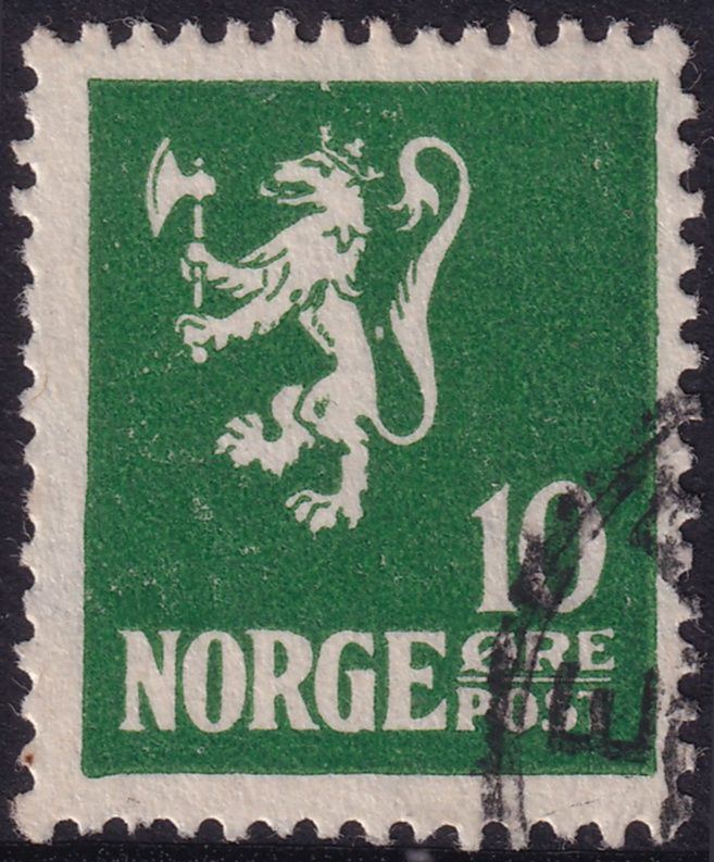 Norway 1922 10o Green