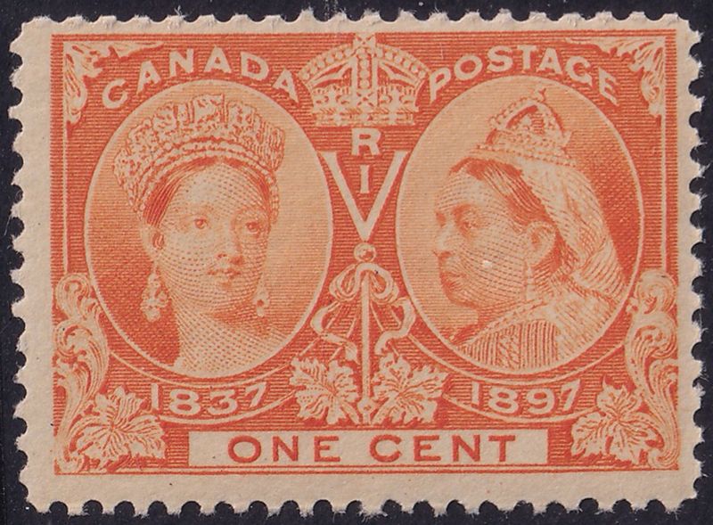 Canada 1897 1c Orange QV Jubilee