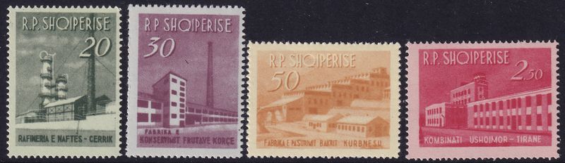 Albania 1963 Industrial Buildings Set