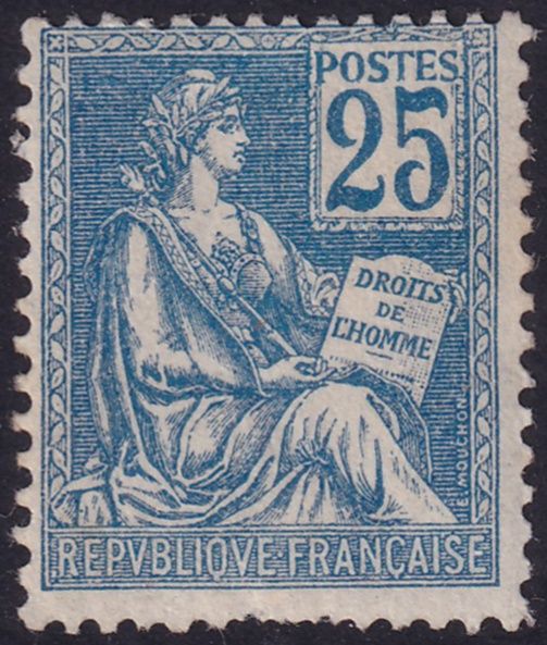 France 1900 25c Blue Mouchon