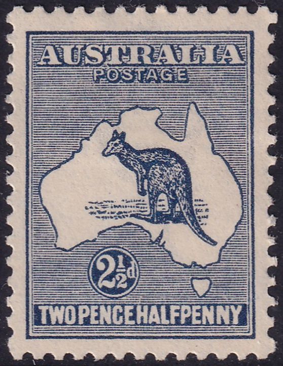 Australia 1915 2½d Indigo Roo