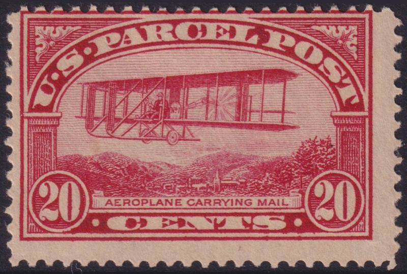 USA 1912 20c Red Parcel Post