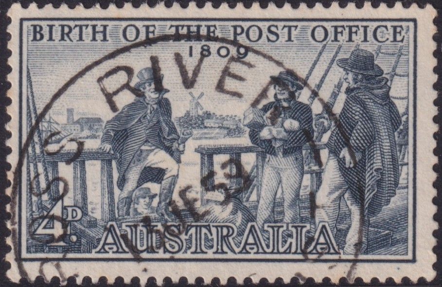 Australia 1959 4d Post Office with Ross River Cancel (2)