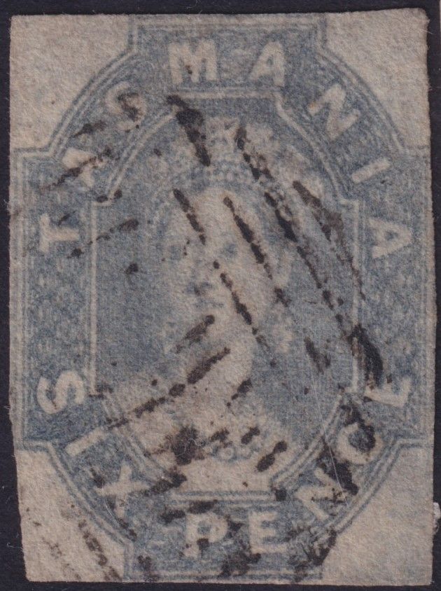 Tasmania 1860 6d Grey