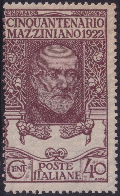 Italy 1922 40c 50th Death Anniversary of Mazzini
