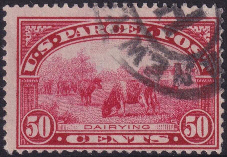 USA 1912 50c Red Parcel Post