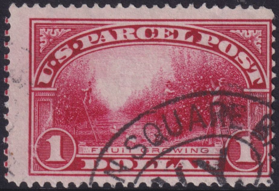 USA 1912 $1 Red Parcel Post