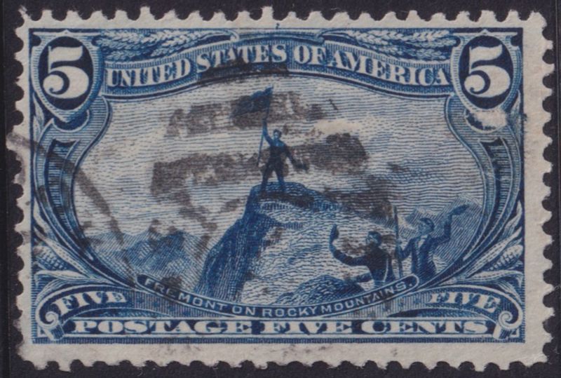 USA 1898 5c Blue Trans-Mississippi