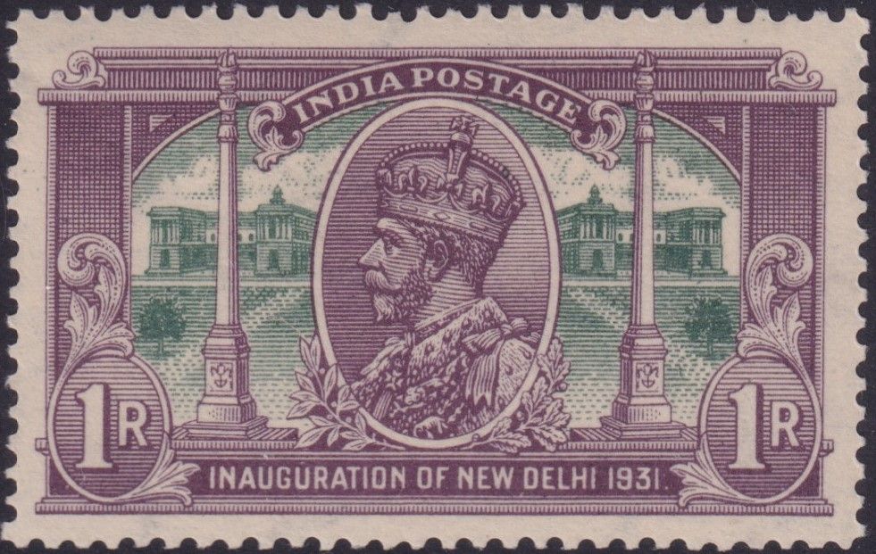 India 1931 1r Inauguration of New Delhi