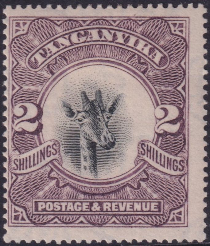 Tanganyika 1922 2/- Giraffe