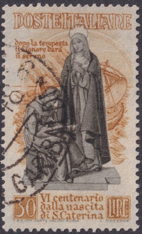 Italy 1948 30l 600th Birth Anniversary of St Catherine of Siena