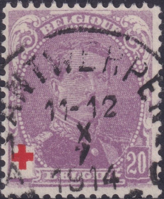 Belgium 1914 20c (+20c) Red Cross