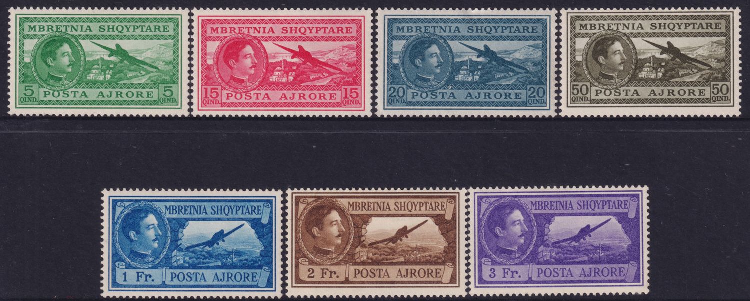 Albania 1930 Air Mail Set of 7