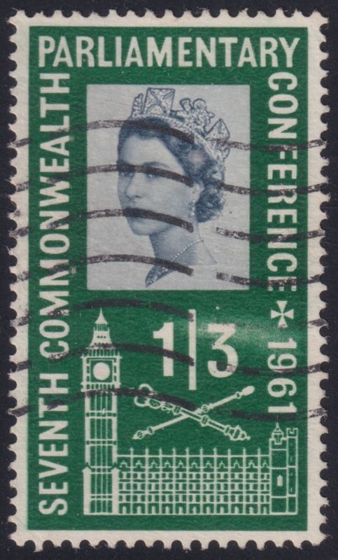 GB 1961 1/3d Parliamentary Conference with Pale Area