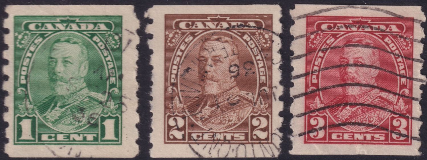 Canada 1935 Coil Set of 3