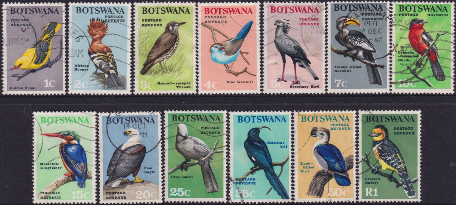 Botswana 1967 Birds Set