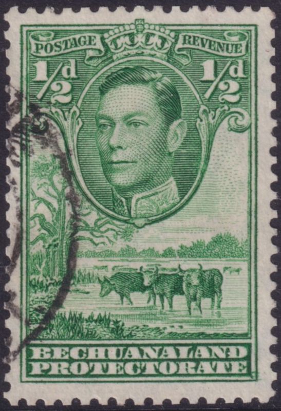 Bechuanaland Protectorate 1949 ½d Deep Green