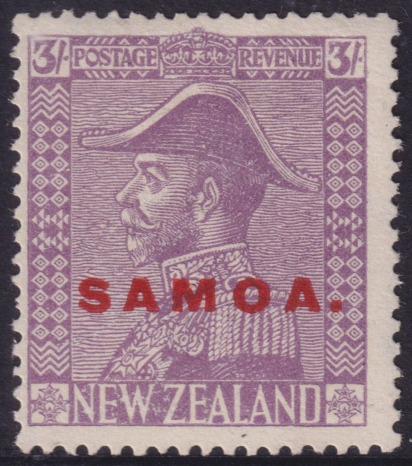 Samoa 1926 3/- Mauve