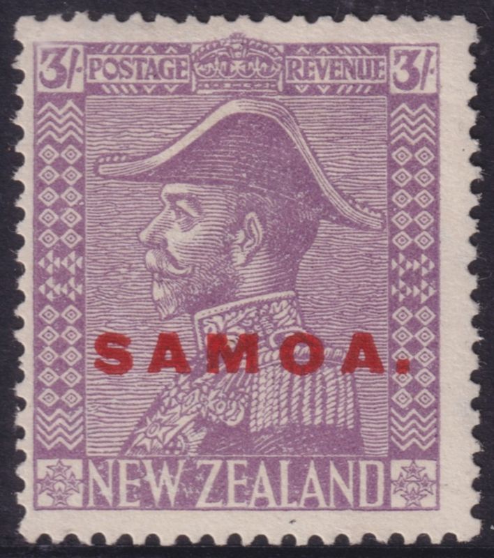 Samoa 1926 3/- Mauve