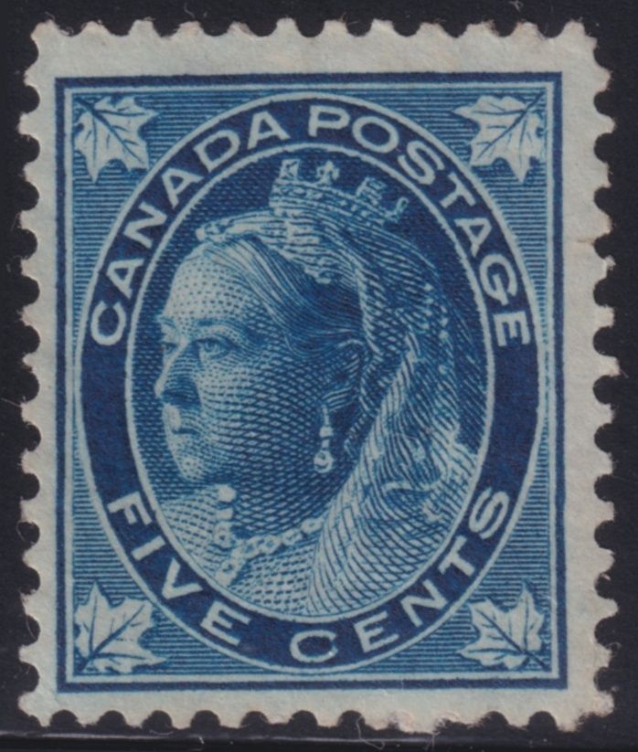 Canada 1897 5c Deep Blue