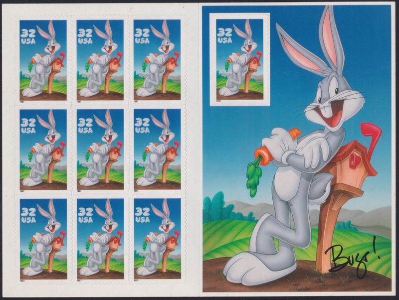 USA 1997 32c Bugs Bunny Booklet