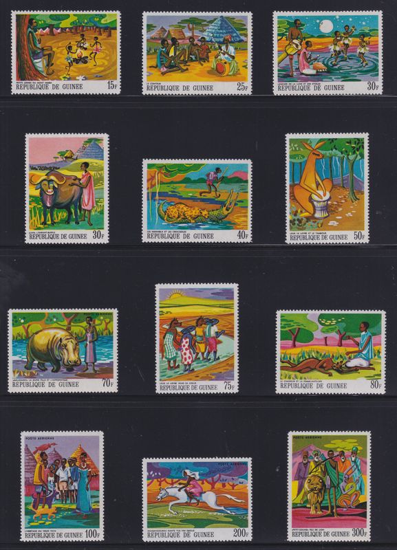 Guinea 1968 African Legends Set