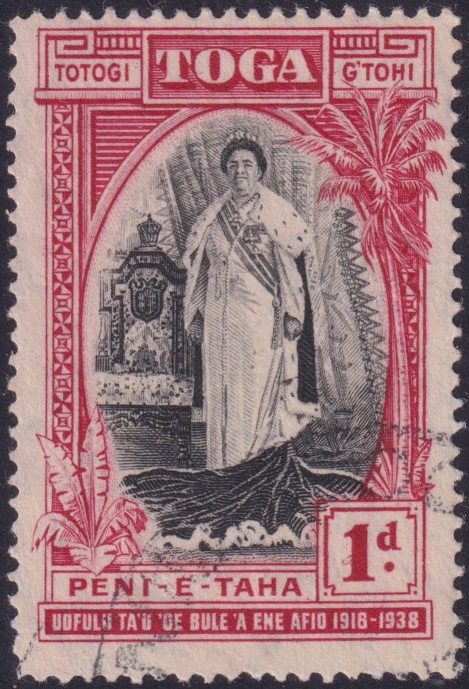 Tonga 1938 1d Queen Salote