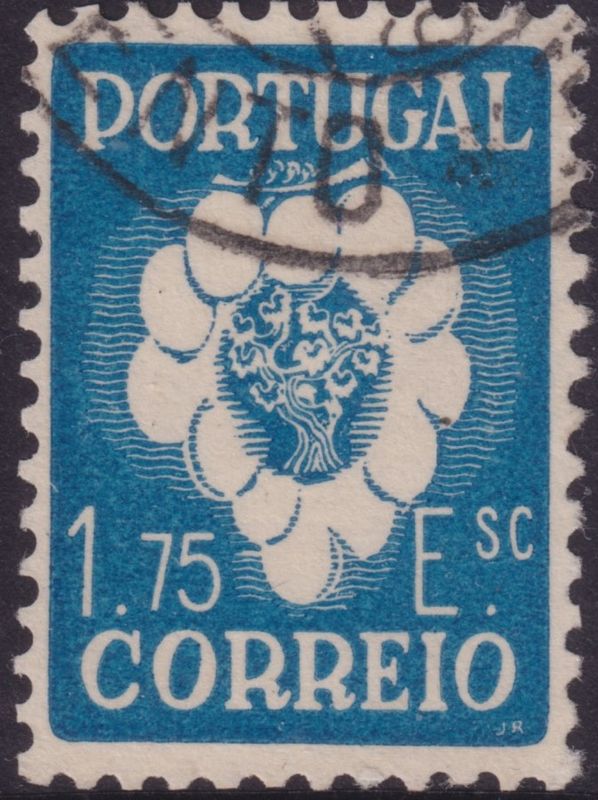 Portugal 1938 1e75 Blue Wine and Raisin Congress